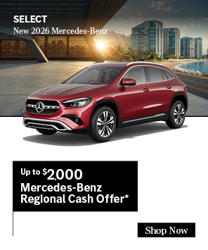 Special offer on    Up to $2,000 Mercedes-Benz Regional Cash Offer*